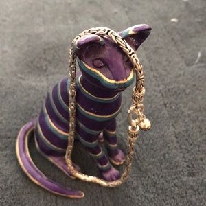 Sterling ankle bracelet